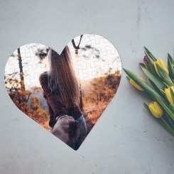 Puzzle corazón de cartón 208 Piezas